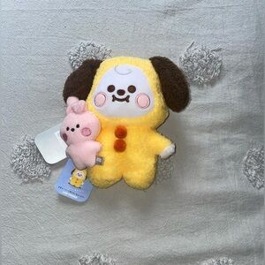 BT21 Japan Chimmy Tatton S Plush and Cooky My Little Buddy Keychain Plush